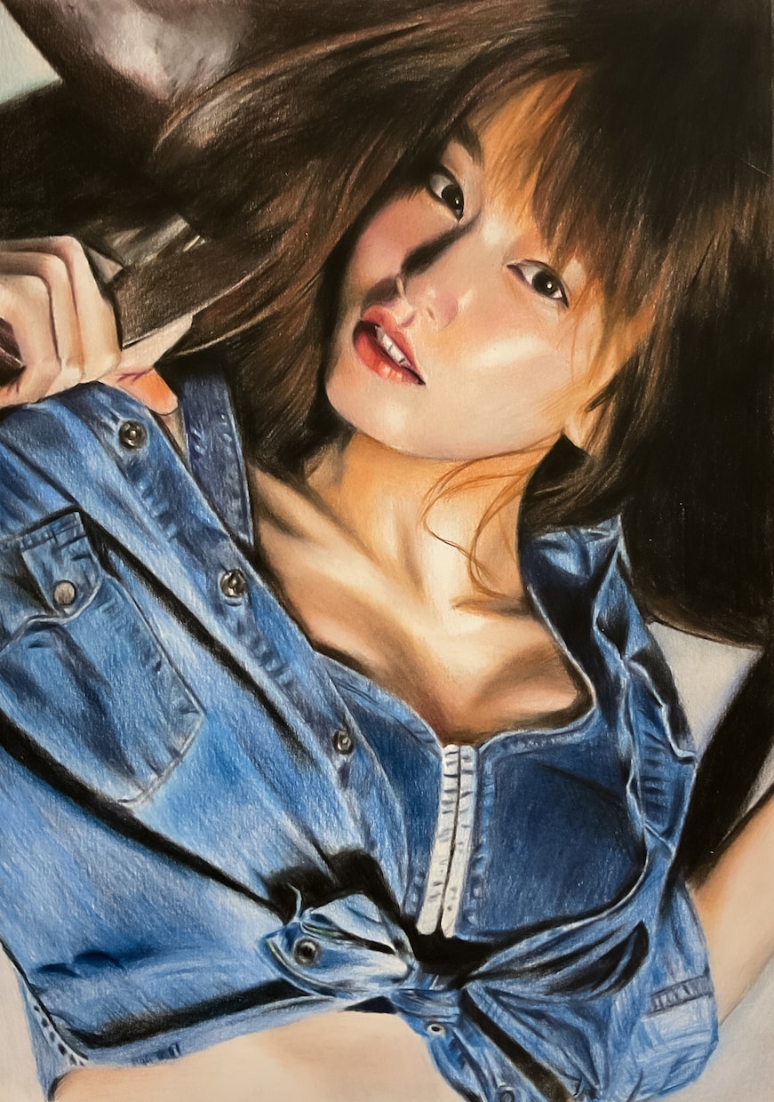 リアル似顔絵を色鉛筆で手描きします ☆原画送付あり☆色鉛筆で温かみのある雰囲気に イメージ8