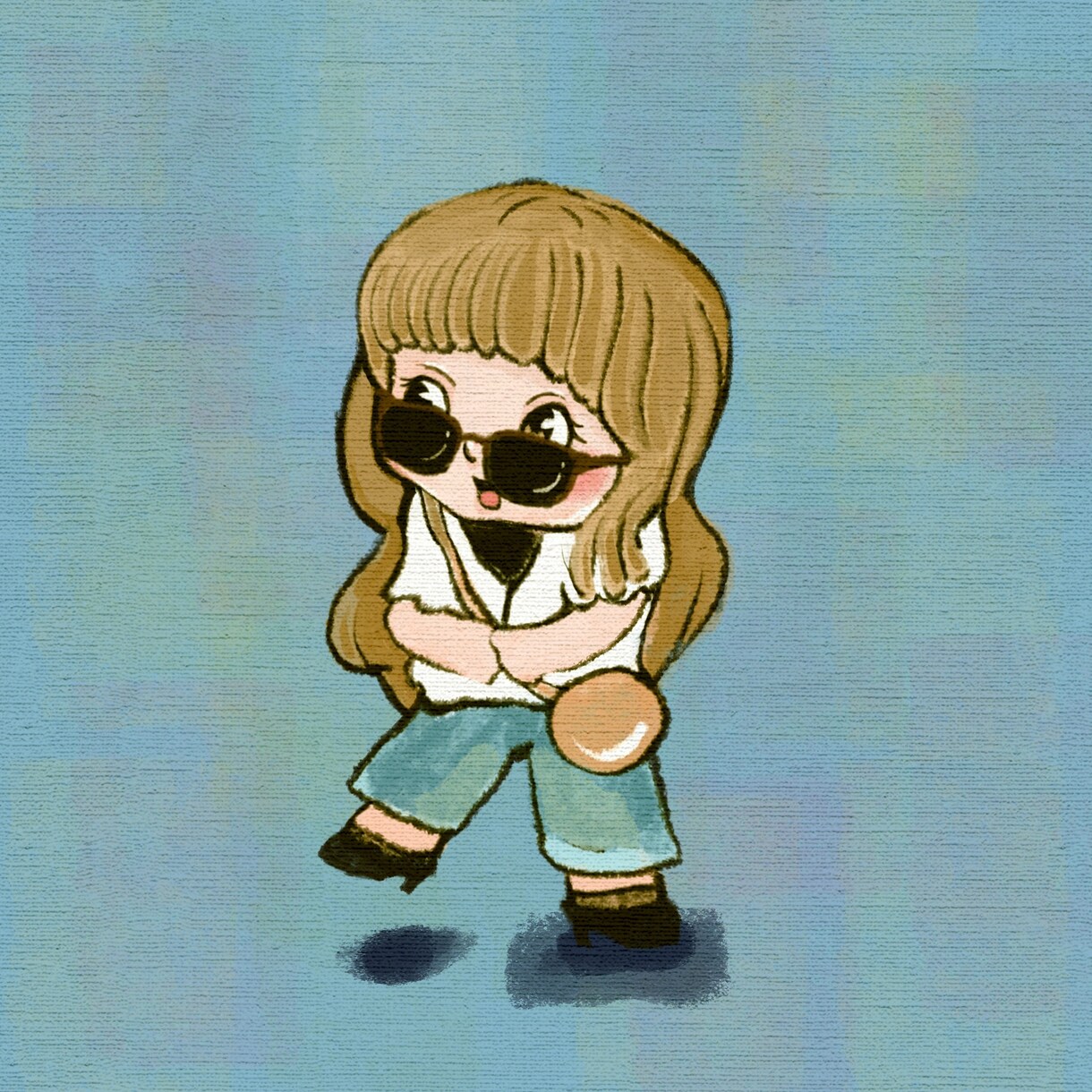 可愛いほんわかイラストをお届けします お家に飾ったりプレゼントなどにもOK イメージ2