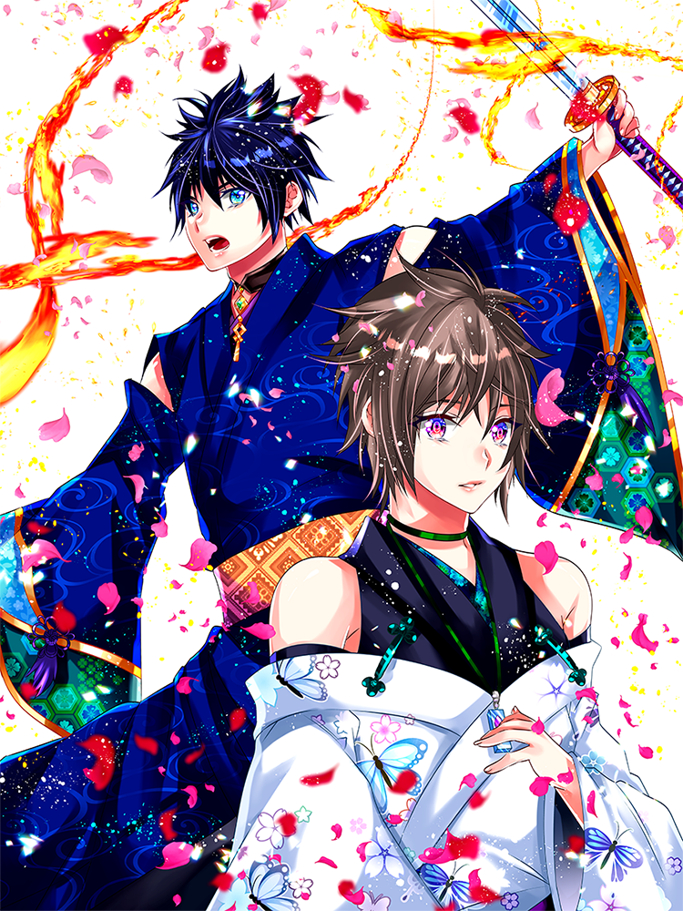 同人誌の小説の表紙絵お描きします キャラが生き生きとしたイラストはいかがでしょう！？ イメージ6