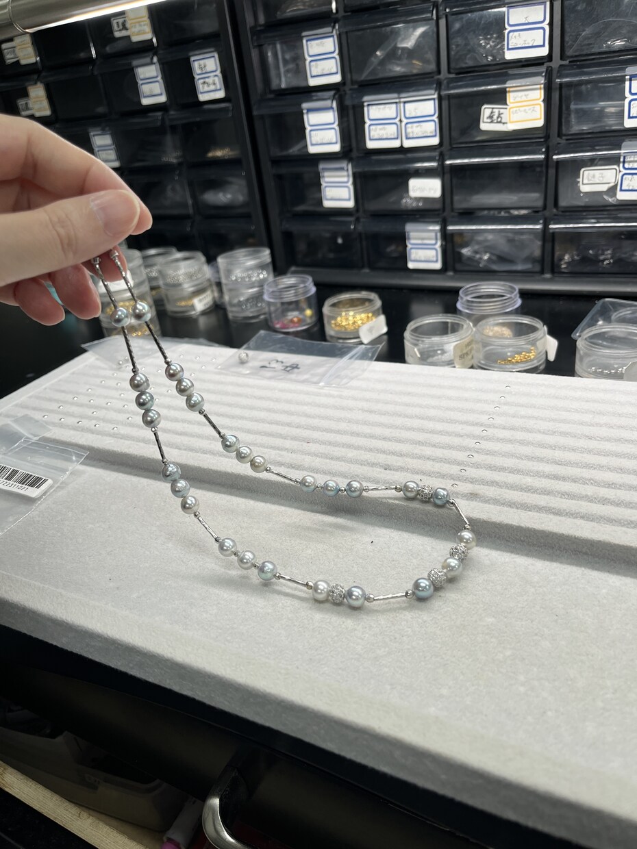 真珠の糸替え、加工賜ります 真珠専門店で加工職人としてデザイン、加工をしています。 イメージ4
