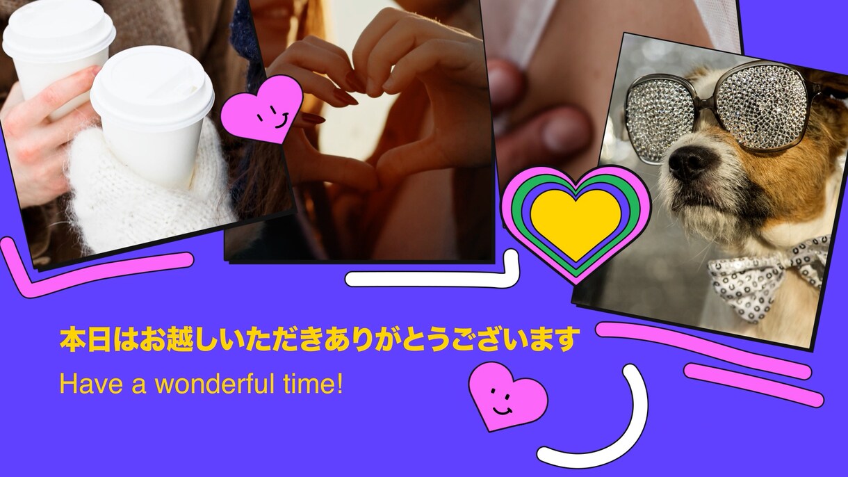 カートゥーン調のOPムービー作ります 使える写真多め。カラフルなタイプのOPムービーです。 イメージ5