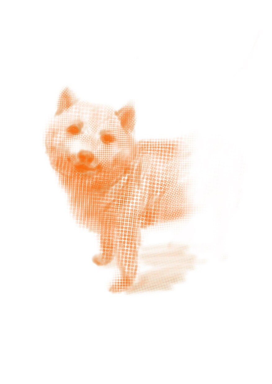 愛犬の似顔絵デッサンします 愛犬の似顔絵デッサンします！プレゼントや記念に飾ってみては イメージ4