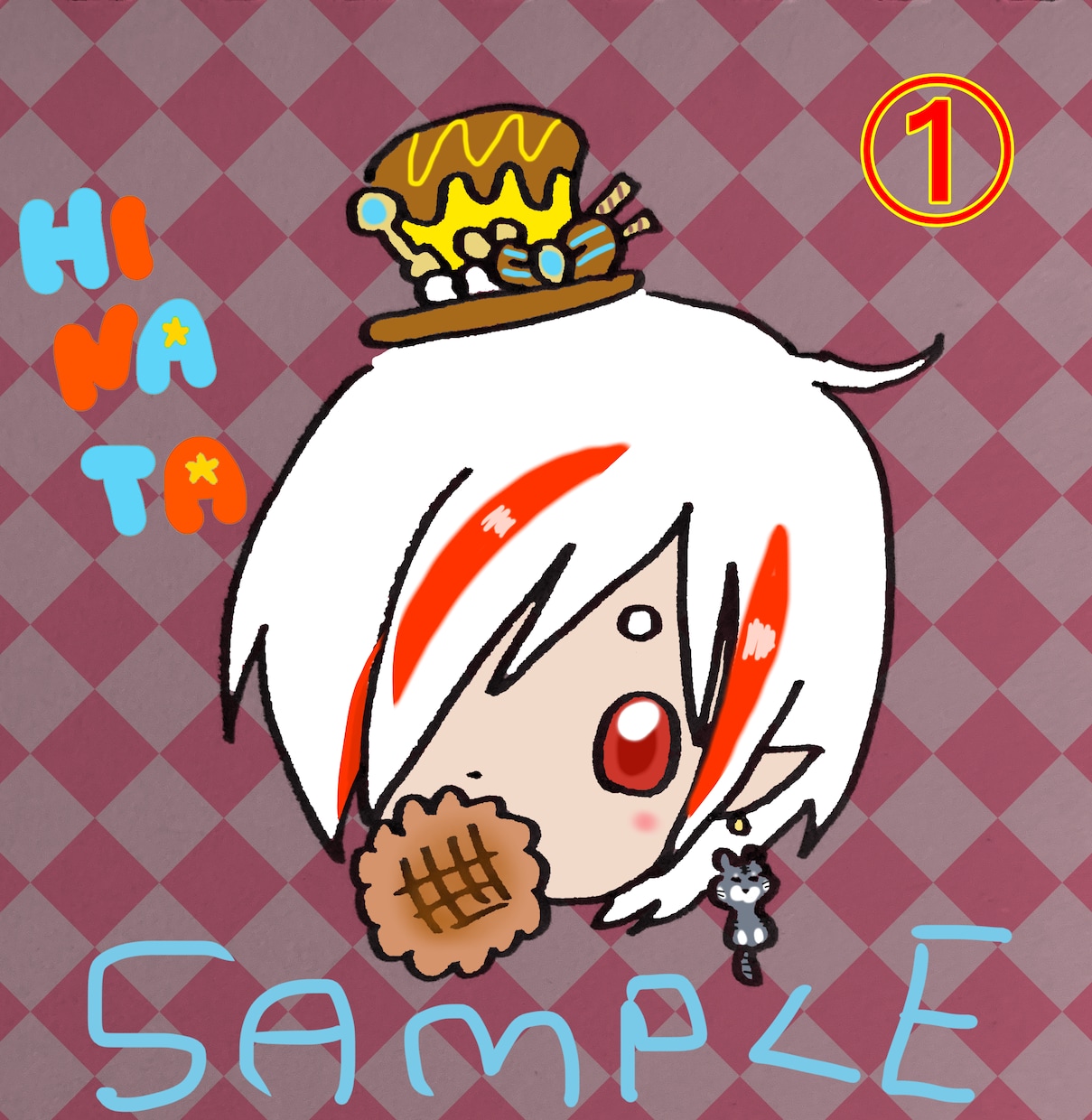 SNSなどで使えるかわいいアイコンお描きします ほんわかかわいいイラストにしてみませんか？(*´꒳`*) イメージ1