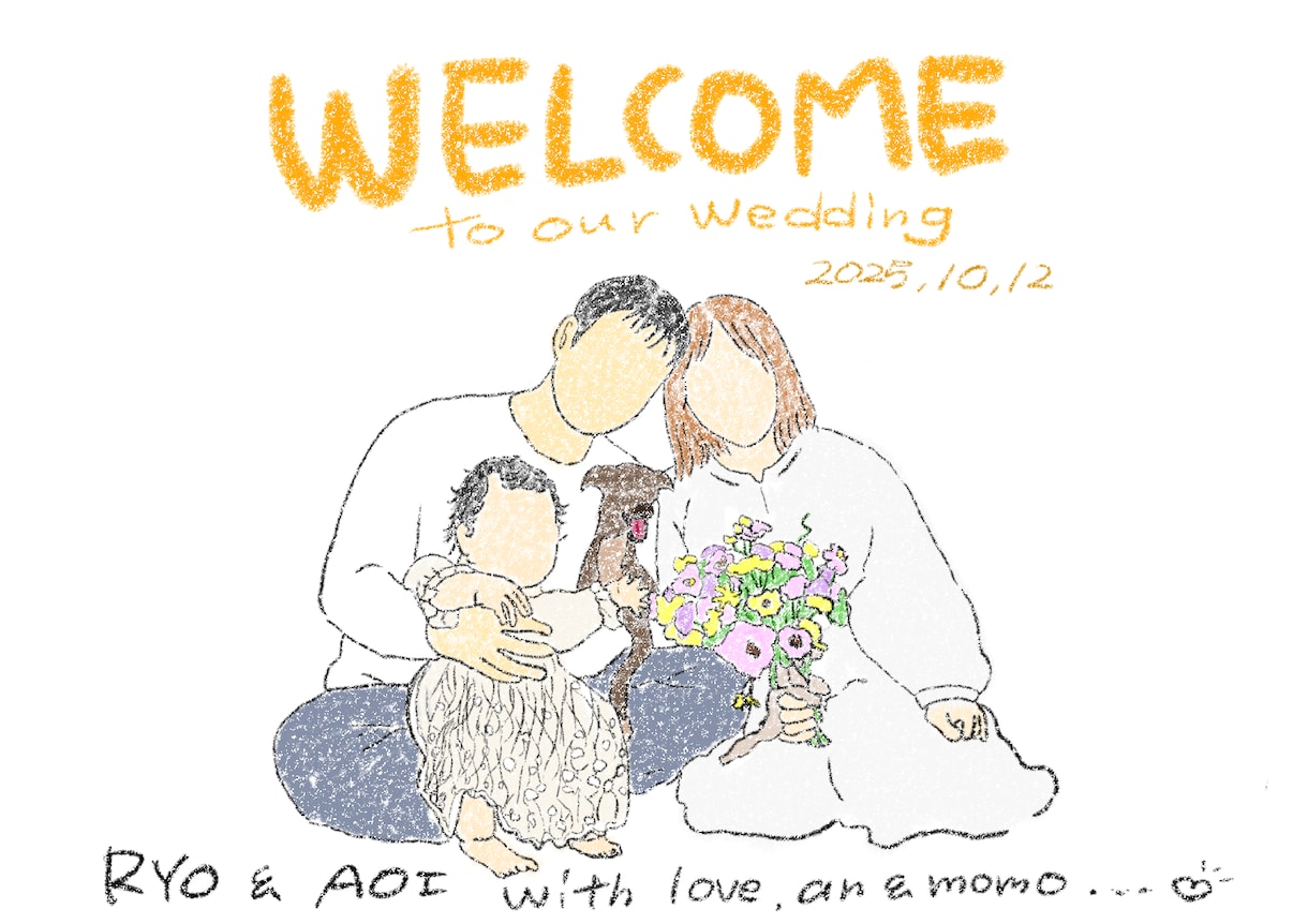 ウェルカムボード作成します ウェディングボードをお探しの方へ♡ イメージ1
