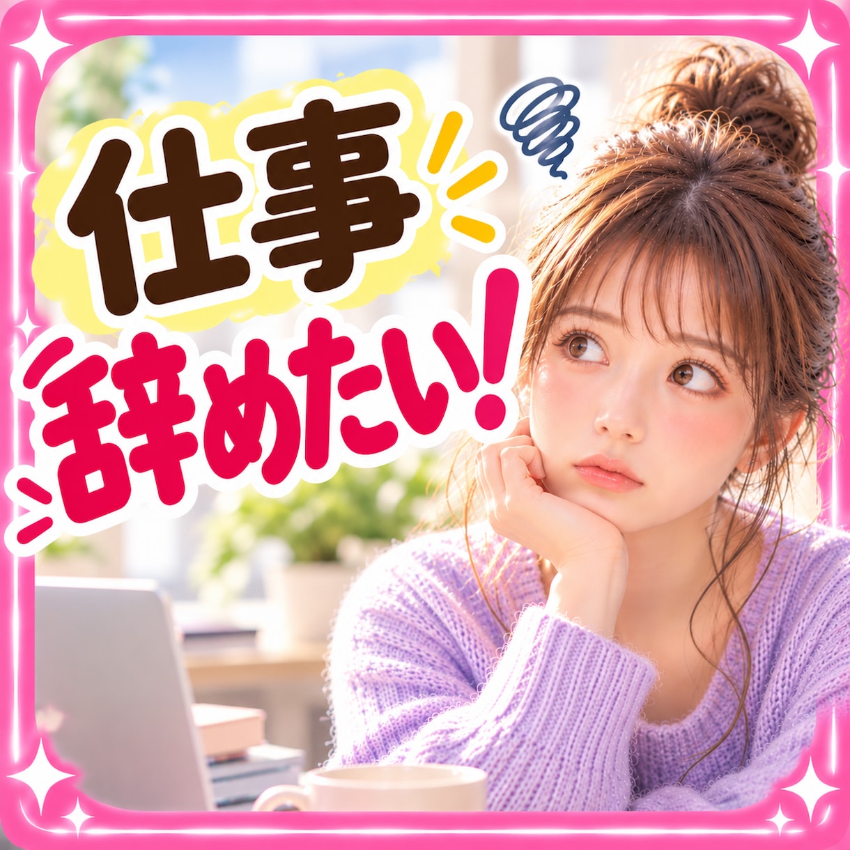 仕事辞めたい❗迷い決められない気持ちをお聴きします 辞めたいのに決められない⚡️生活、不安、職場の板挟みに イメージ1