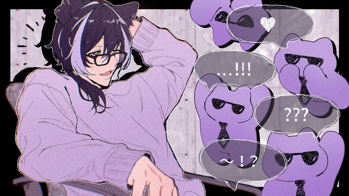 雰囲気に合わせた人物イラスト制作致します アイコン、ヘッダー、サムネイルイラストをお探しの方へ イメージ2