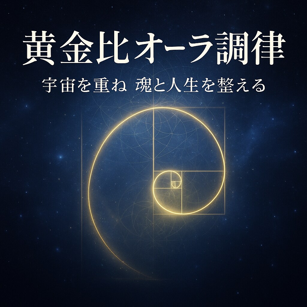 黄金比オーラ調律宇宙を重ね人生の調和と魂を整えます 宇宙の黄金比と調和し魂と人生の螺旋を整える特別なオーラ調律 イメージ6