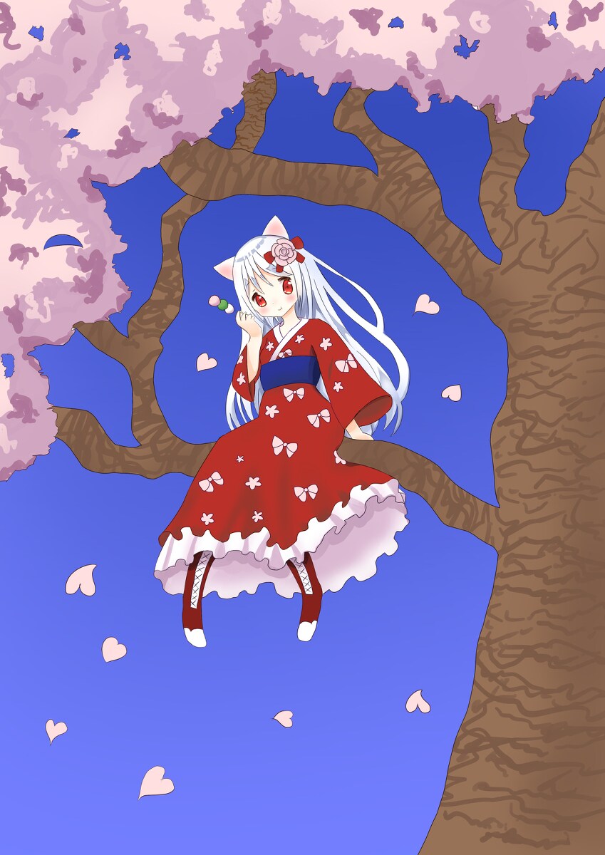 一枚絵を描きます 優しい雰囲気の女の子が得意です。 イメージ3