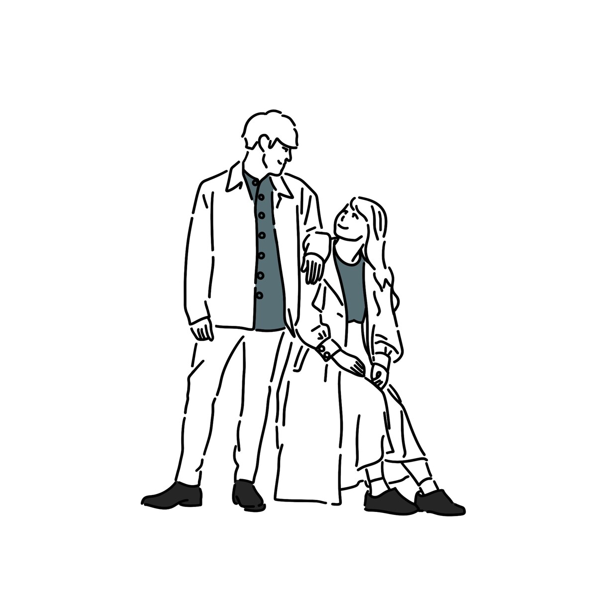 オリジナルイラスト描きます 思い出の写真で、あなただけのオリジナルイラストお作りします！ イメージ1