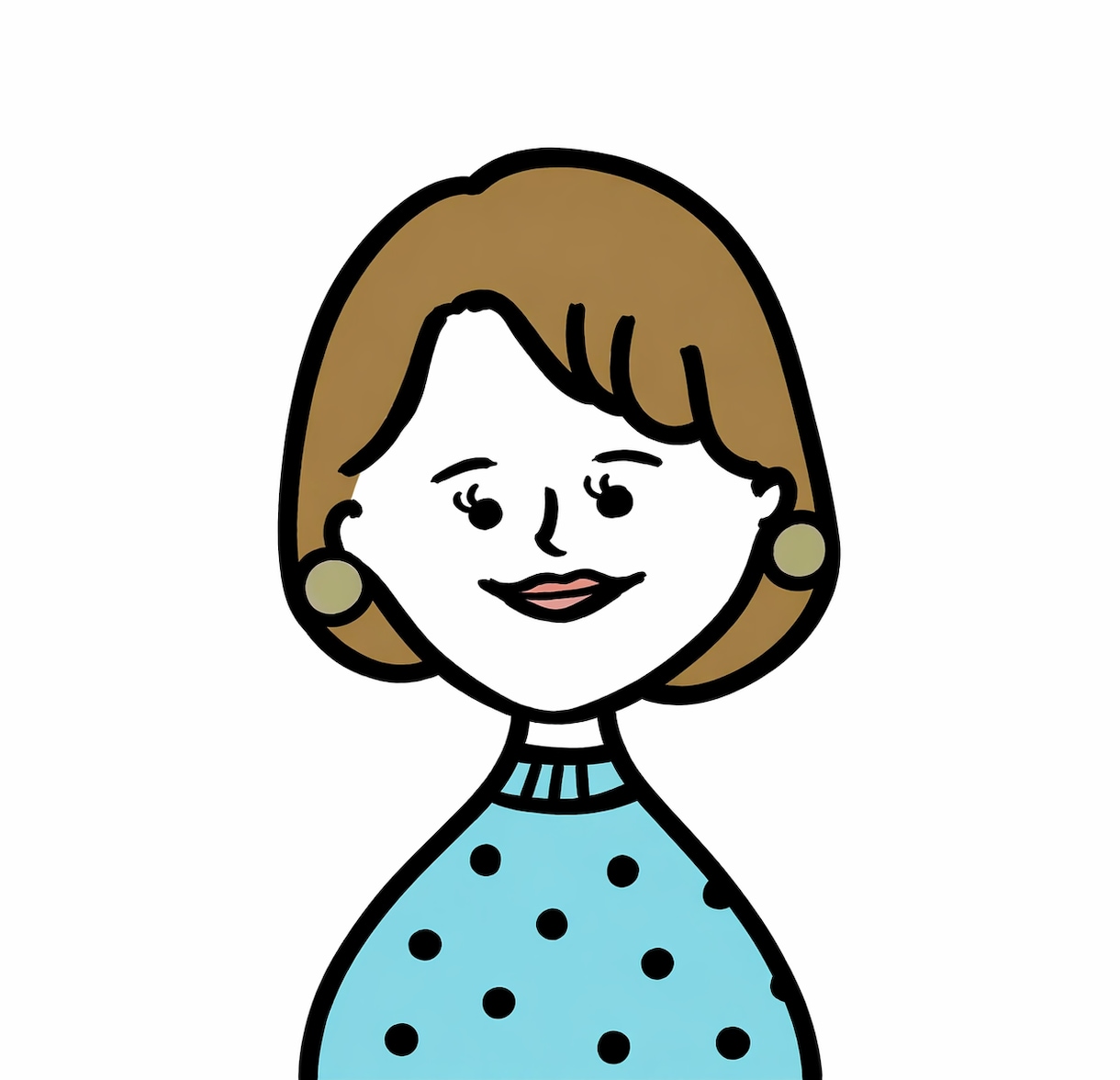 ゆるい雰囲気の似顔絵かきます アイコンやペーパーアイテムに使えるゆるめの似顔絵 イメージ1