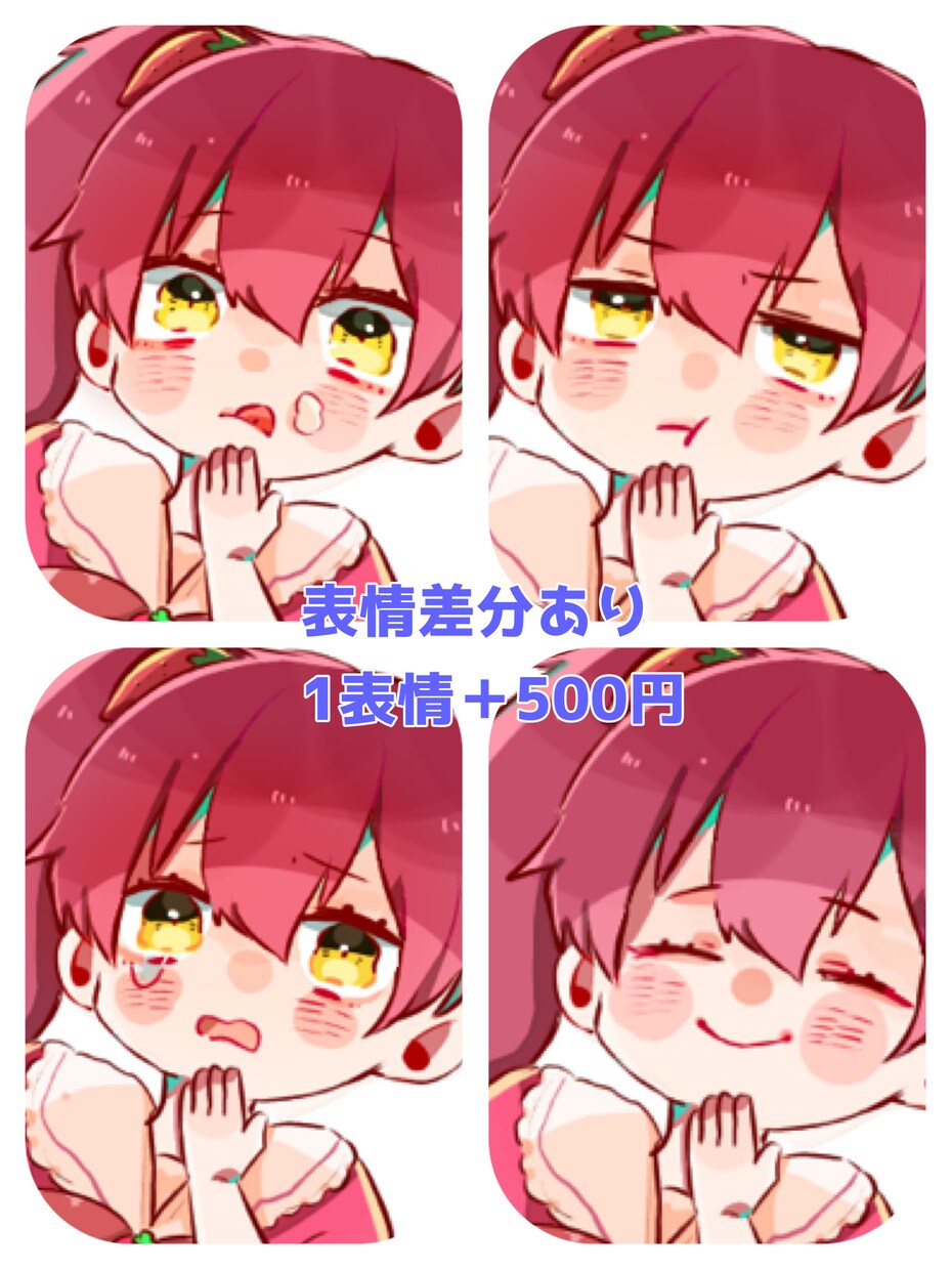 ミニキャライラスト描きます SNSアイコンや動画素材にいかがですか？ イメージ4
