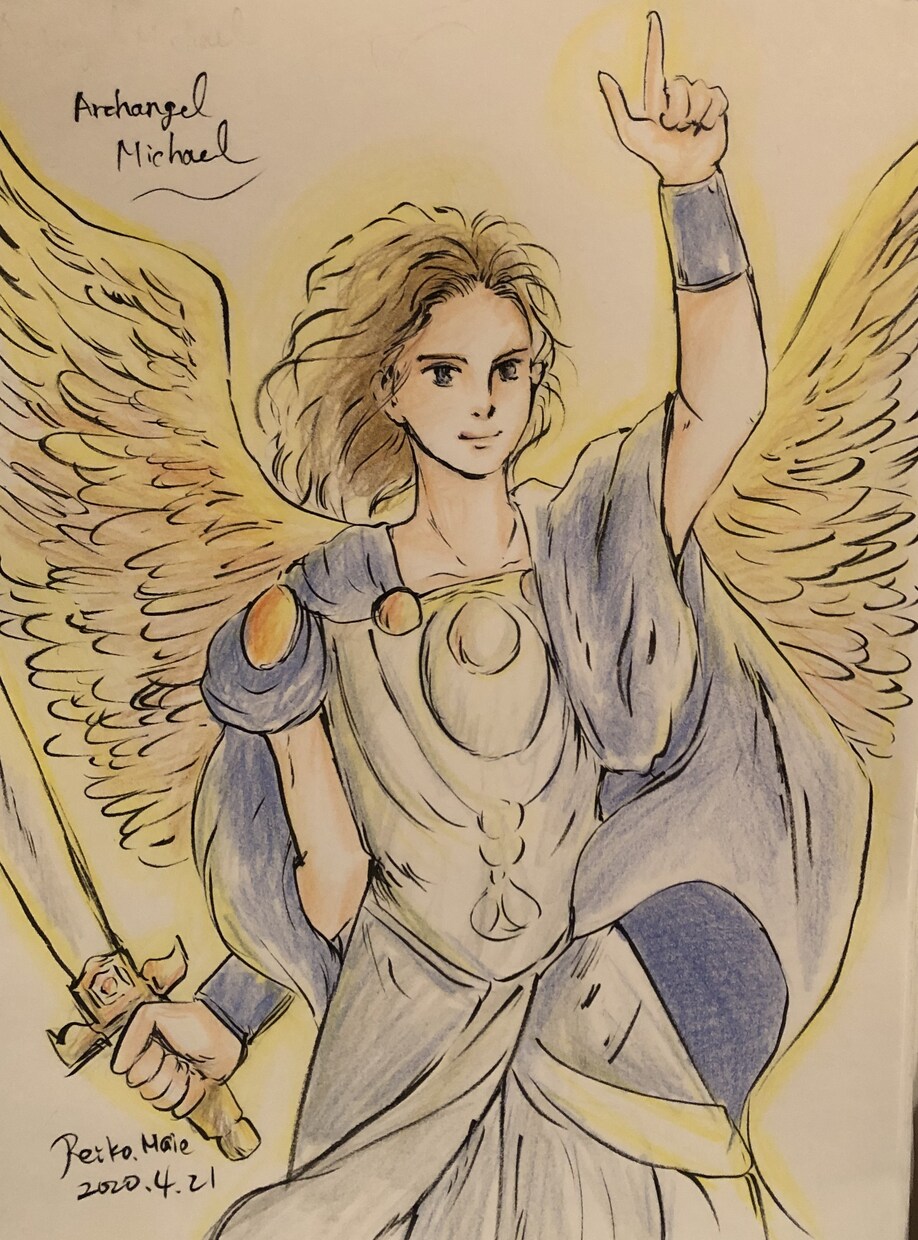 あなたのお守り天使を描きます あなたの為のメッセージを添えて、癒しの天使画を描きます。 イメージ3