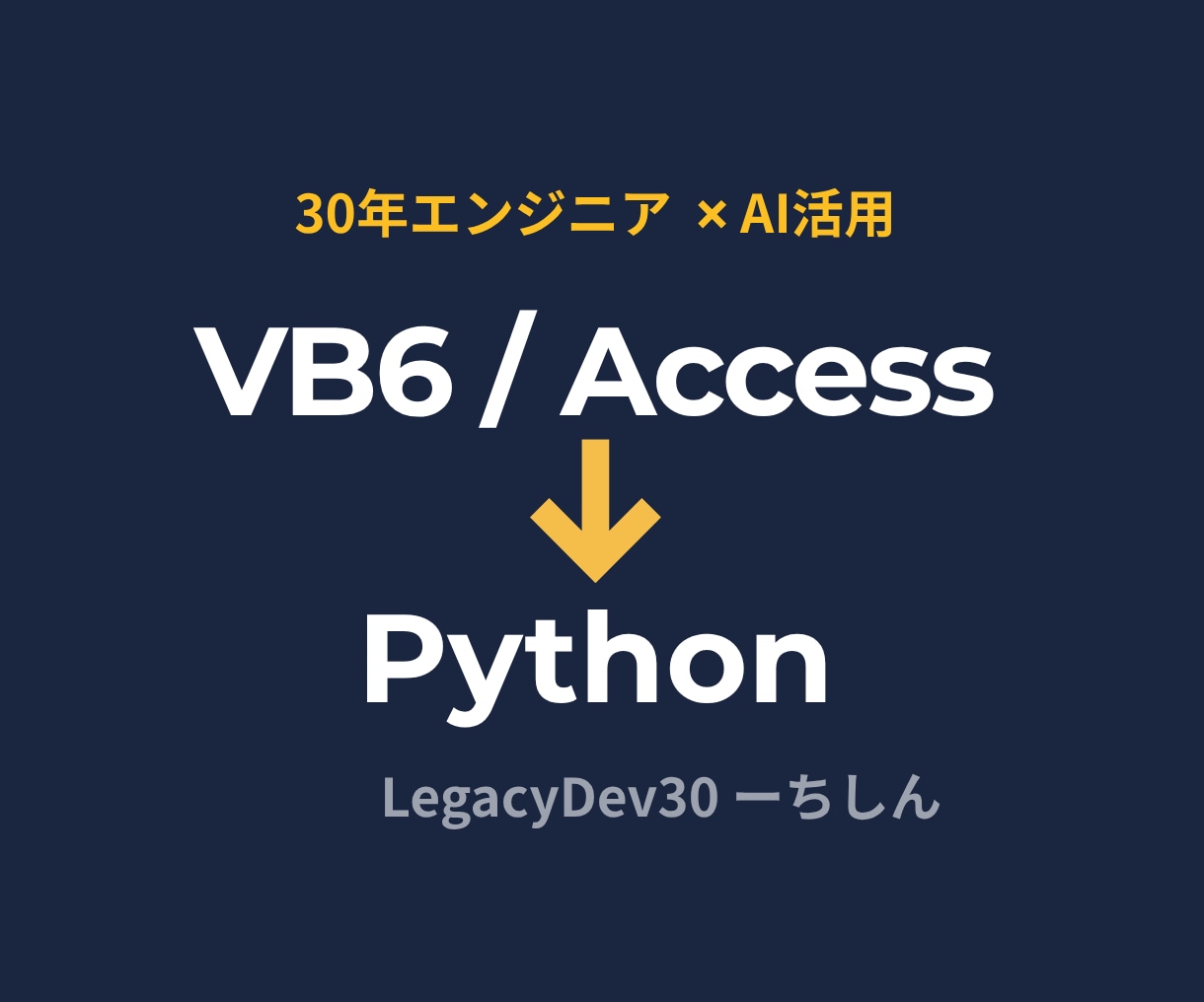 VB6/AccessをPythonへ移行します 30年エンジニア×AI活用で迅速・高品質に対応 イメージ1
