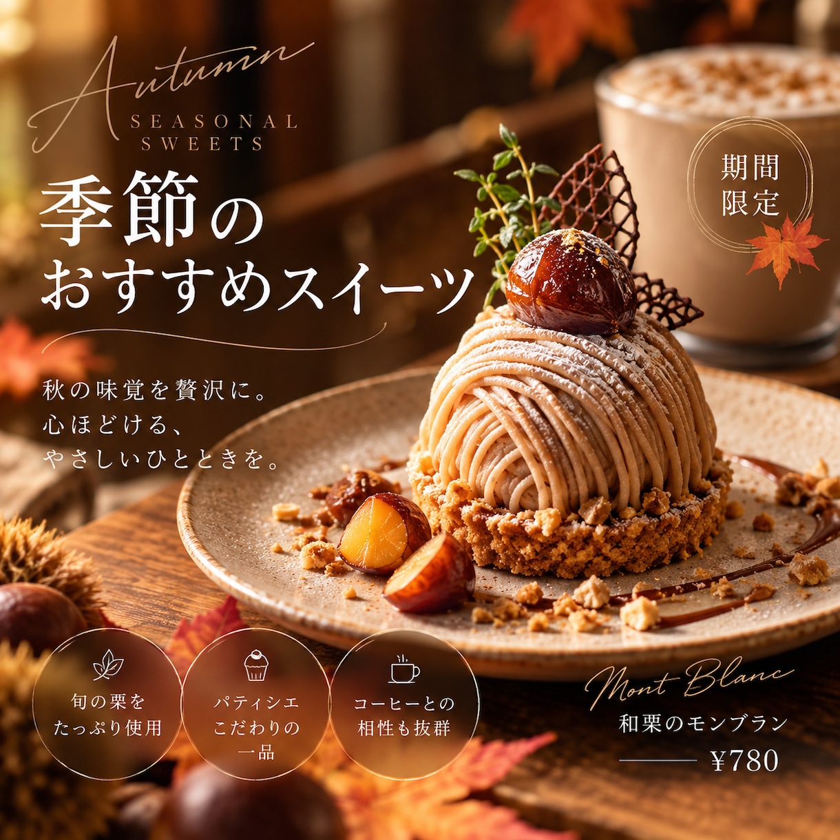SNS用のおしゃれな投稿画像を3枚制作します おしゃれで目を引くSNS投稿画像を丁寧に制作します。 イメージ3