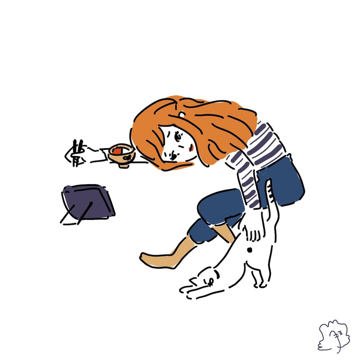 ゆるポップなイラストを描きます ゆるポップな可愛い女の子とその周辺 イメージ2