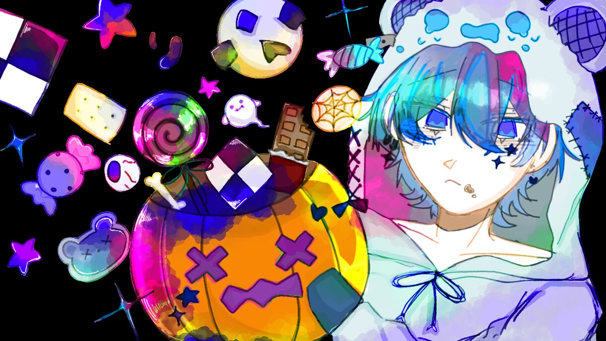 イラスト描きます SNSアイコン用イラスト/胸上イラスト描きます！ イメージ2