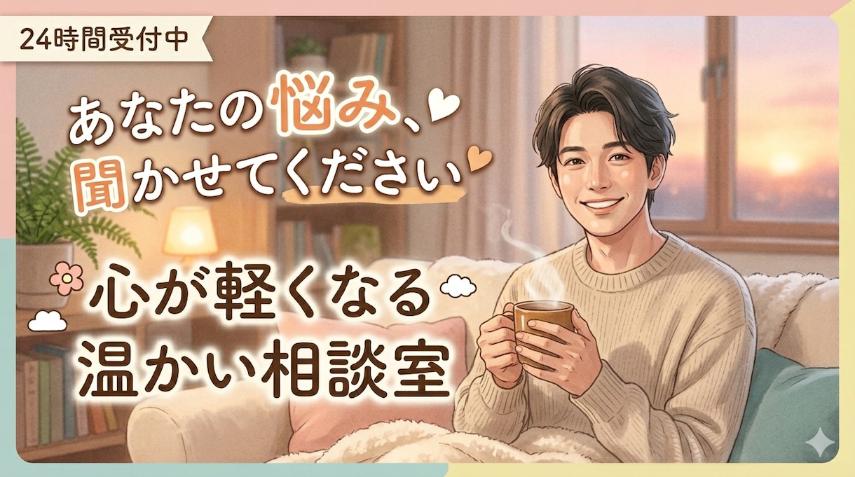 悩み解決に向け親身になって相談に乗ります 解決に向け一緒に前へ進みましょう！！ イメージ1