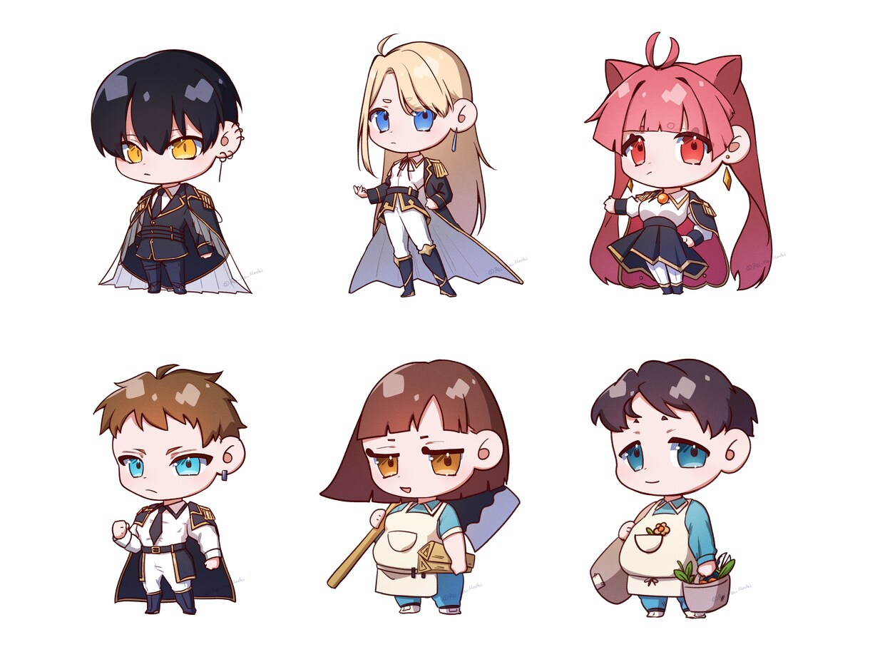 かわいいSD・ミニキャライラストを描きます 商用利用可！グッズ・アイコンなどに！お気軽にご相談ください！ イメージ6