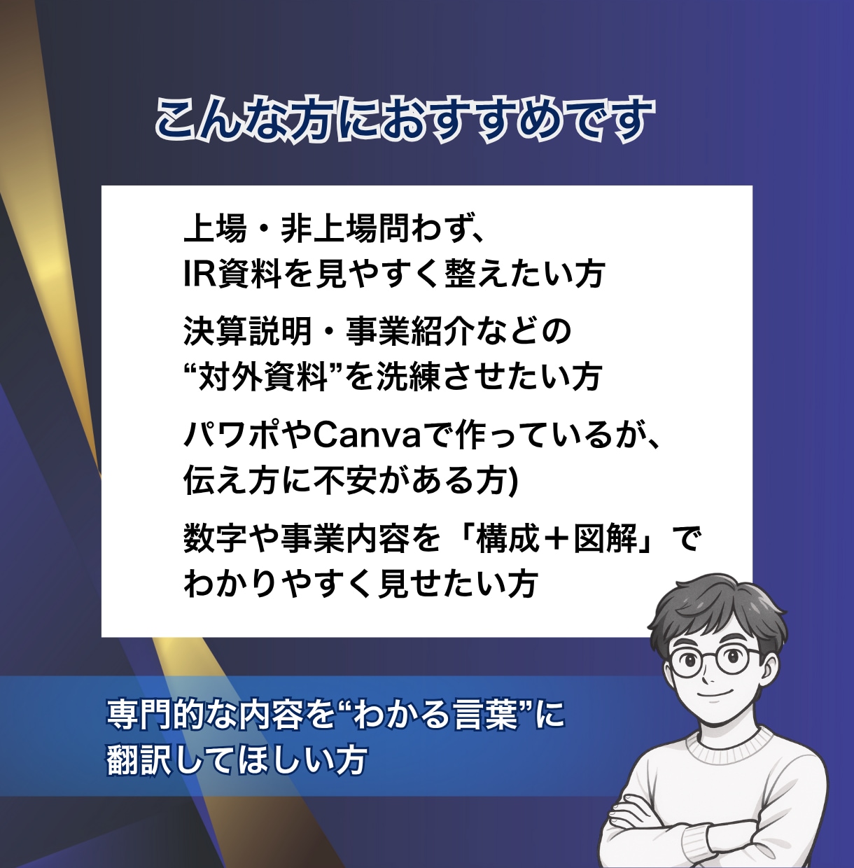 CanvaでIR資料をブラッシュアップ致します 投資家に響く！戦略的IR資料をマーケ思考×Canvaで作成 イメージ2