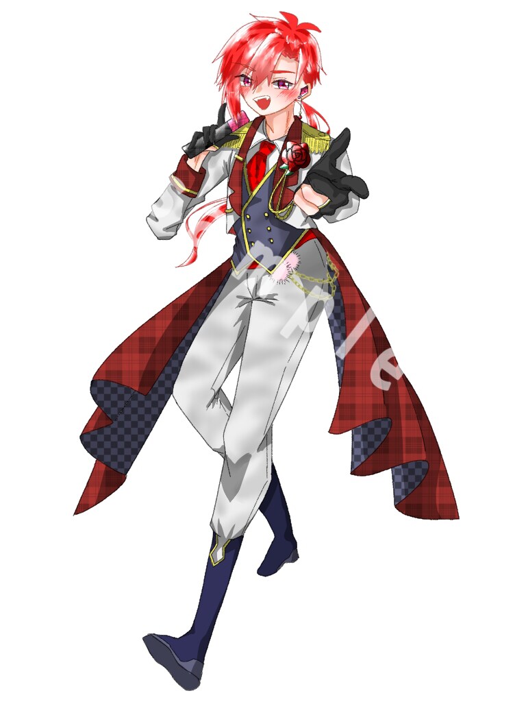 可愛い絵柄のキャラクター全身デザイン承ります Vtuber/TRPG等の立ち絵制作/無料修正無制限！ イメージ2