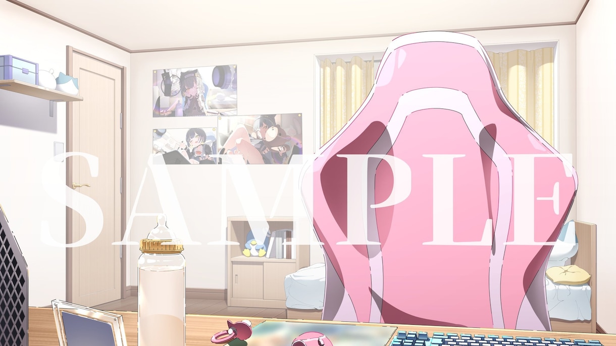 VTuberの配信背景・雑談背景を制作します VTuber雑談配信にぴったりな「配信部屋背景」を制作します イメージ3