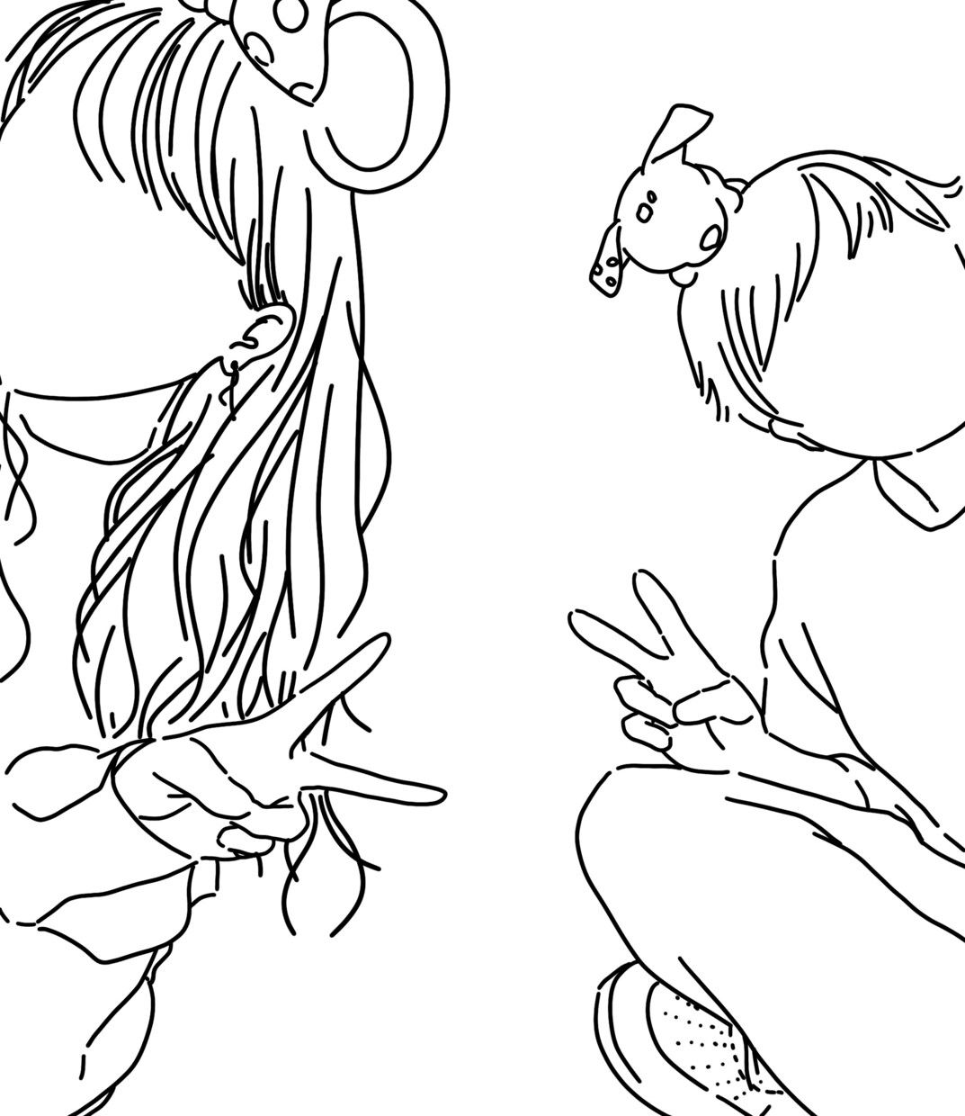 シンプルでオシャレな線画イラスト描きます ウエディングイラスト、似顔絵イラストやアイコンなど！商用OK イメージ7