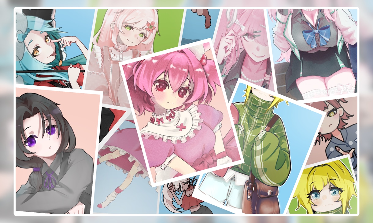 立ち絵、キャラデザ、新衣装！【オプションあり】ます TRPG、ゲーム、個人活動などに！ イメージ1