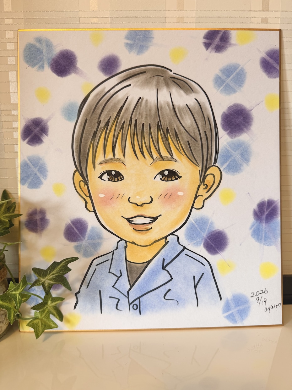 写真から優しく温かみのある似顔絵お描きします 大人数の似顔絵もお任せください♡ イメージ5