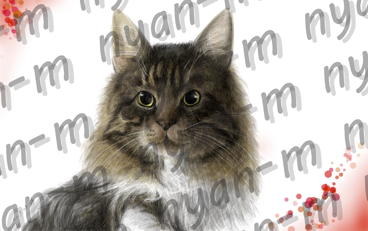 ペットの似顔絵作成します ディフォルメでもリアルでも！写真をもとに似顔絵を作ります。 イメージ4