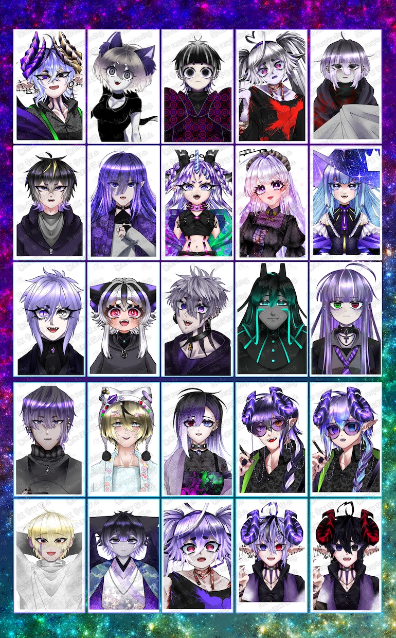 IRIAM向け立ち絵やイラスト描きます キャラクターやアイコン･立ち絵など作成致します！ イメージ3