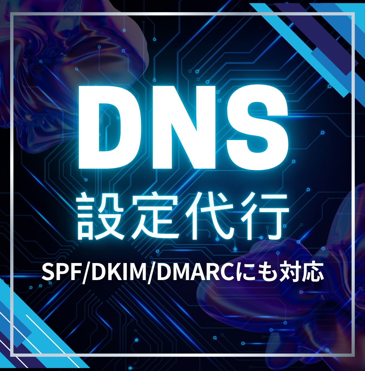 各種DNSレコード設定代行します SPF/DKIM/DMARCにも対応 イメージ1