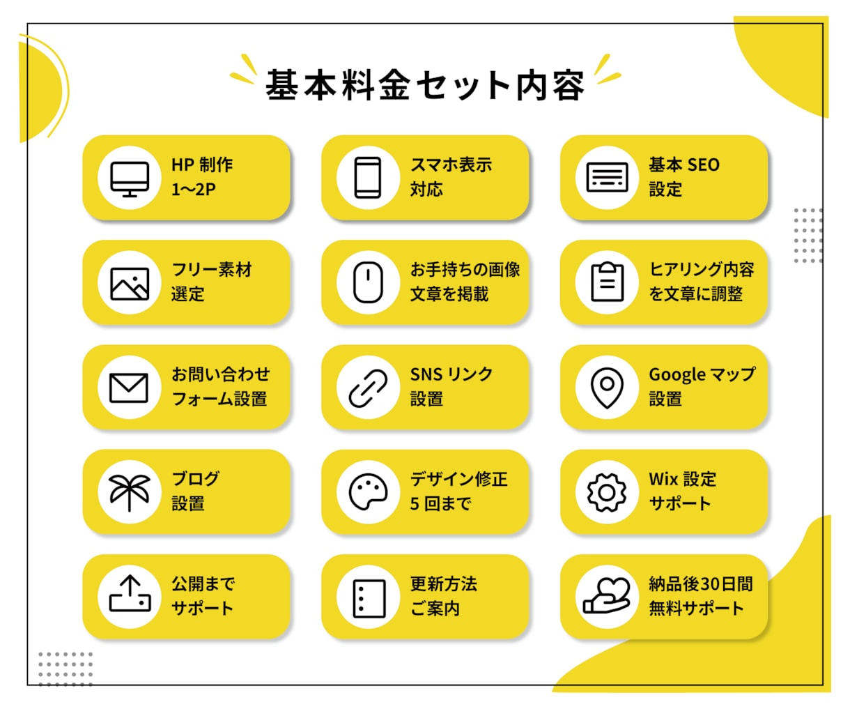 初心者歓迎！おしゃれなWixホームページ制作します 何を載せる？から一緒に整理して制作します! イメージ5