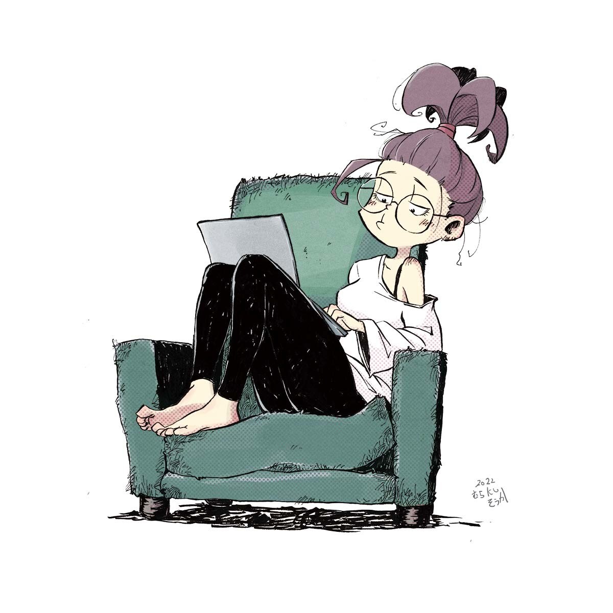 手描きのタッチを活かしたイラスト描きます アイコン、挿絵、グッズ、観賞用などに イメージ3