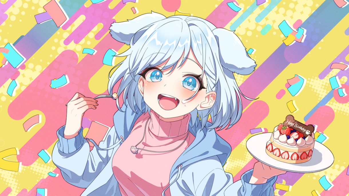 アニメ塗りでキャッチーで目立つイラストを描きます 動画用、スチル、アイコン等、目を引くイラストをご希望の方に！ イメージ6
