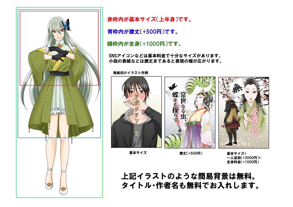 SNSアイコン、小説表紙、キャラクター描きます kindle表紙、SNSアイコン、立ちキャラなど！　BLも。 イメージ2