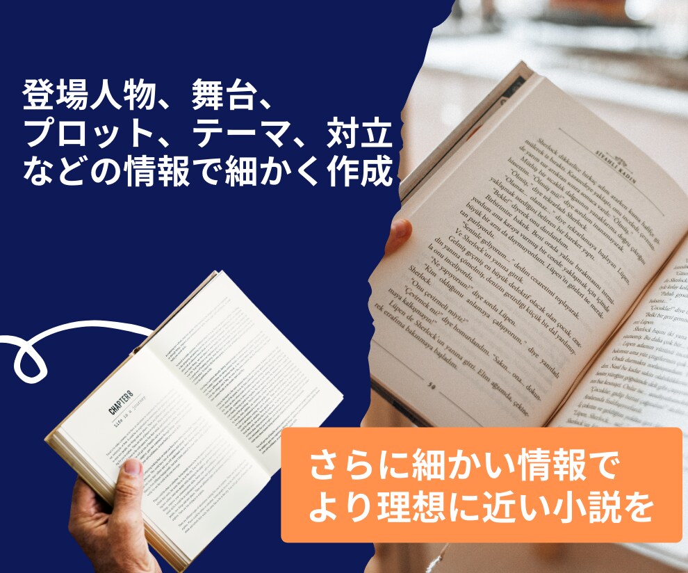思い描いた理想の小説を書きます 「夢の小説を実現する、あなたの理想を紡ぐ物語」 イメージ3