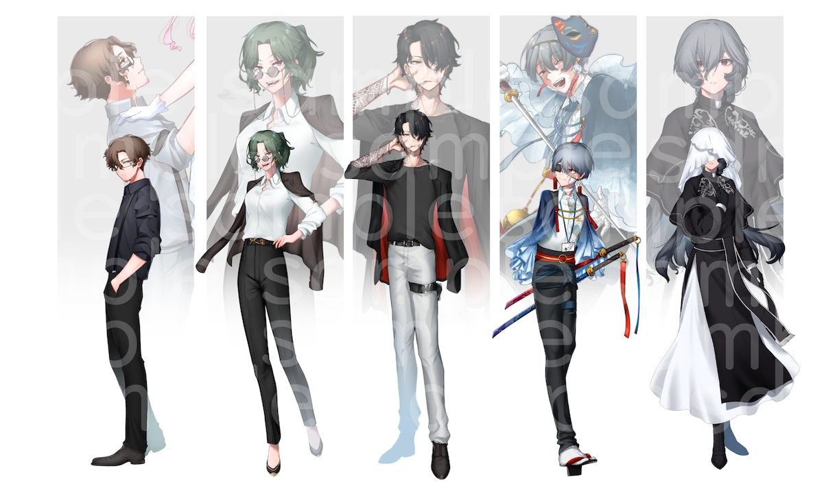 イラスト作成します 商用利用可能　背景・ミニキャラ・等身キャラ描きます！ イメージ2