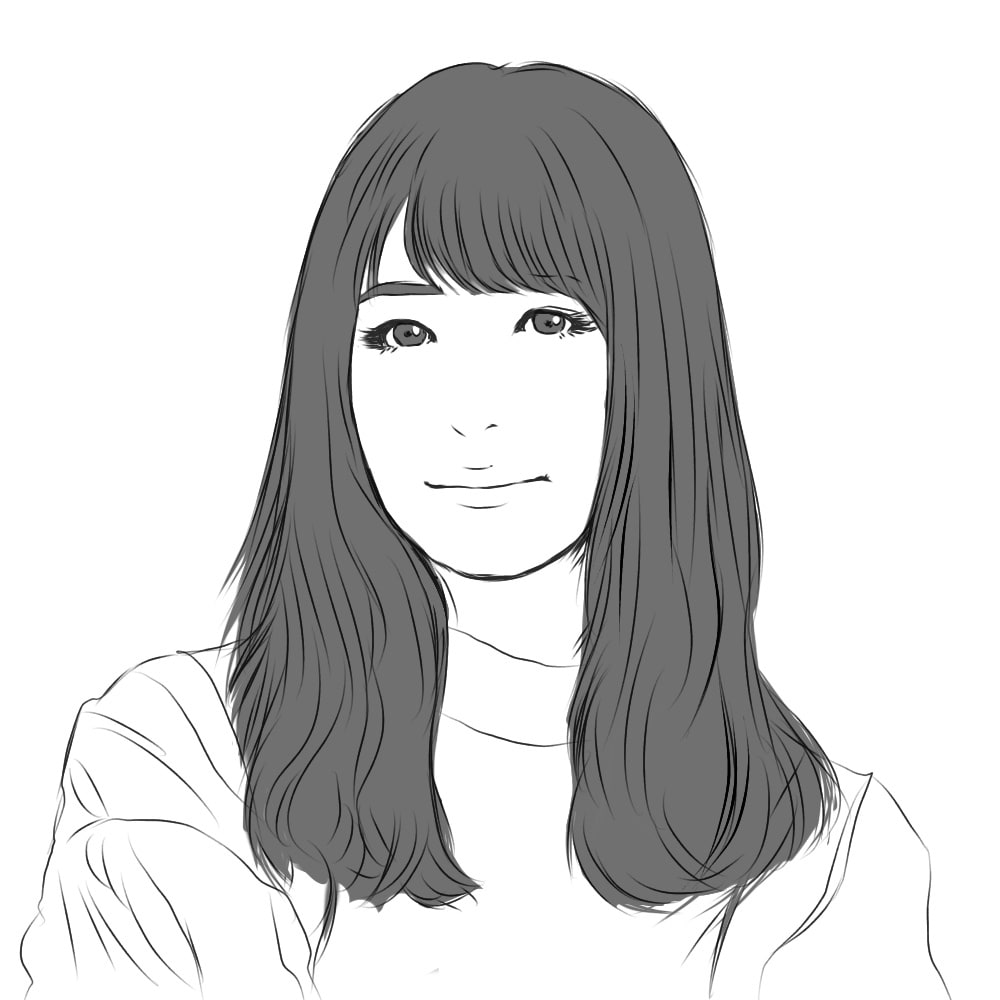 写真を元に似顔絵イラスト描きます シンプルでクリアなイラストを制作します！ イメージ8