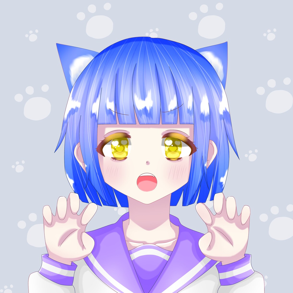 SNS用アイコン描きます 女の子キャラが得意です。バストアップorちびキャラ受付中 イメージ4