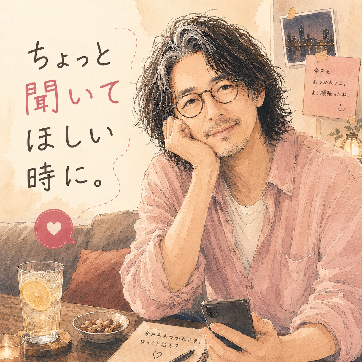 ちょっと聞いて欲しいあなた、お付き合いします なんとなく寂しい、誰かに受け止めて欲しい、まずは雑談から。 イメージ1