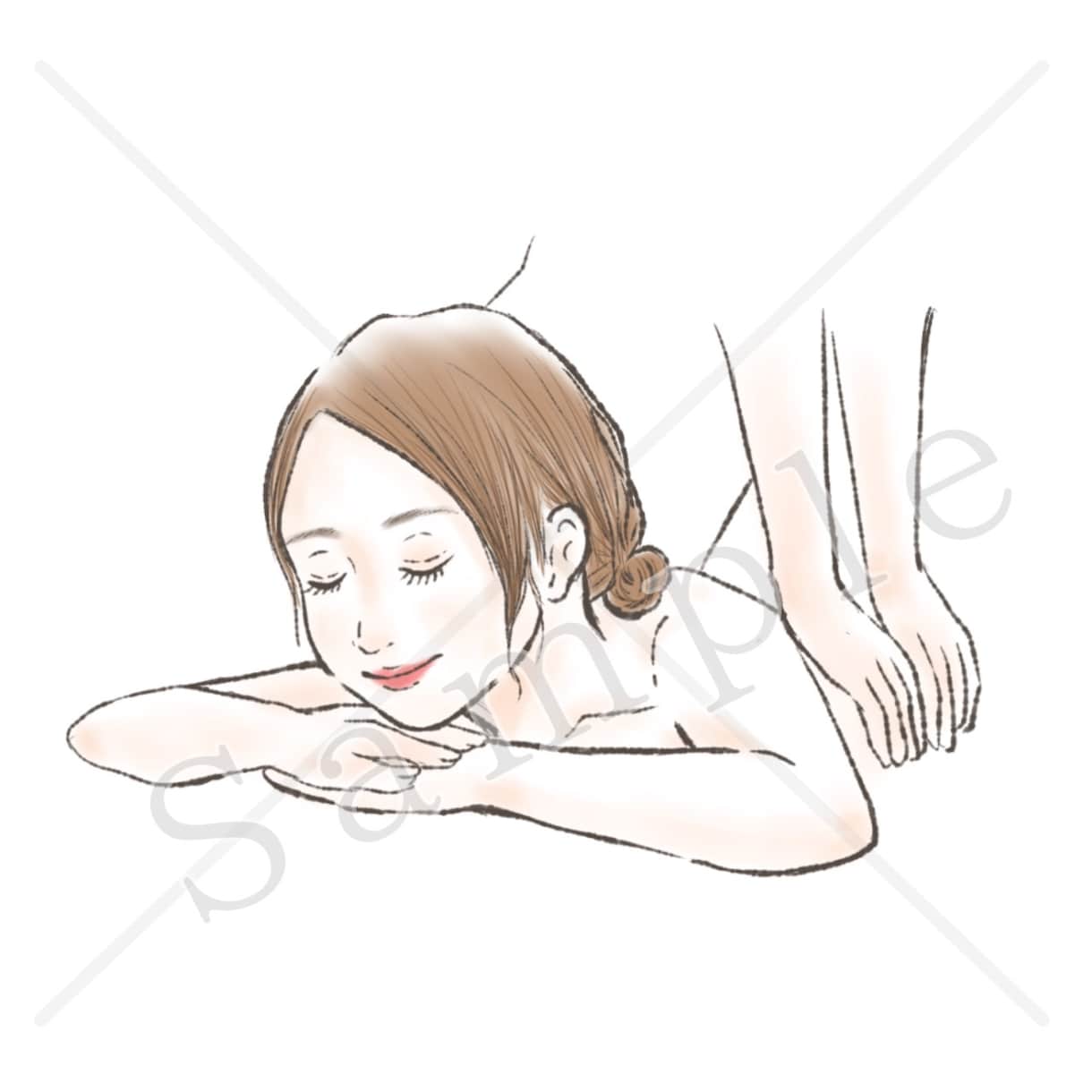 チラシ等広告用に◎優しいタッチのイラスト描きます 商用◎美容サロンからの依頼多数♪稼働状況により即対応可能 イメージ3