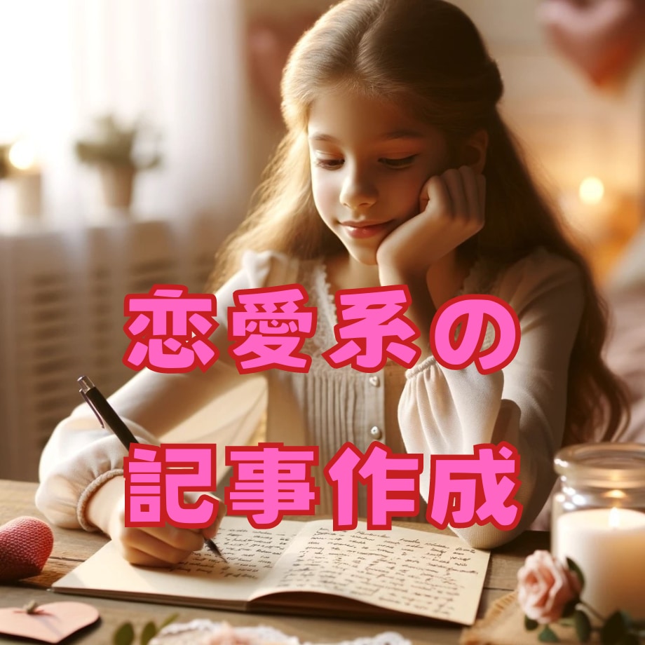 恋愛系の記事作成します 内容にあったライターが高品質な記事を作成します。 イメージ1
