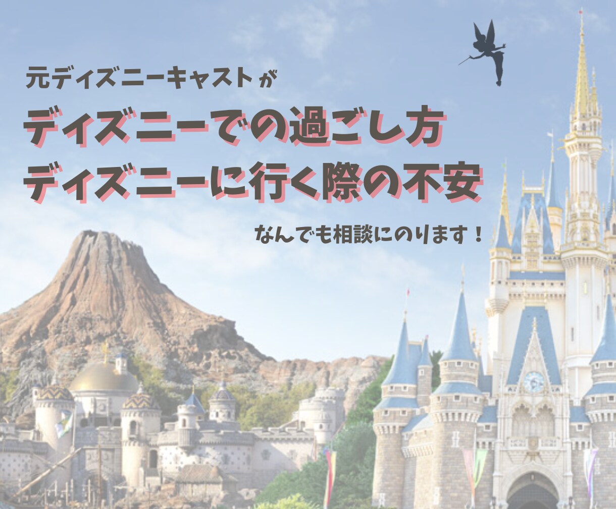 ディズニーを楽しむお手伝いをします 1児の母！元キャストがディズニーを楽しむコツを伝授します！ イメージ1