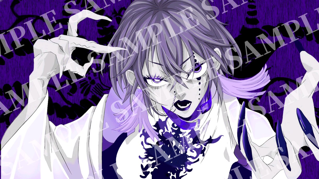 SNS用のアイコンと歌みたのイラスト描きます 男性、女性キャラ両方描けます。 イメージ2