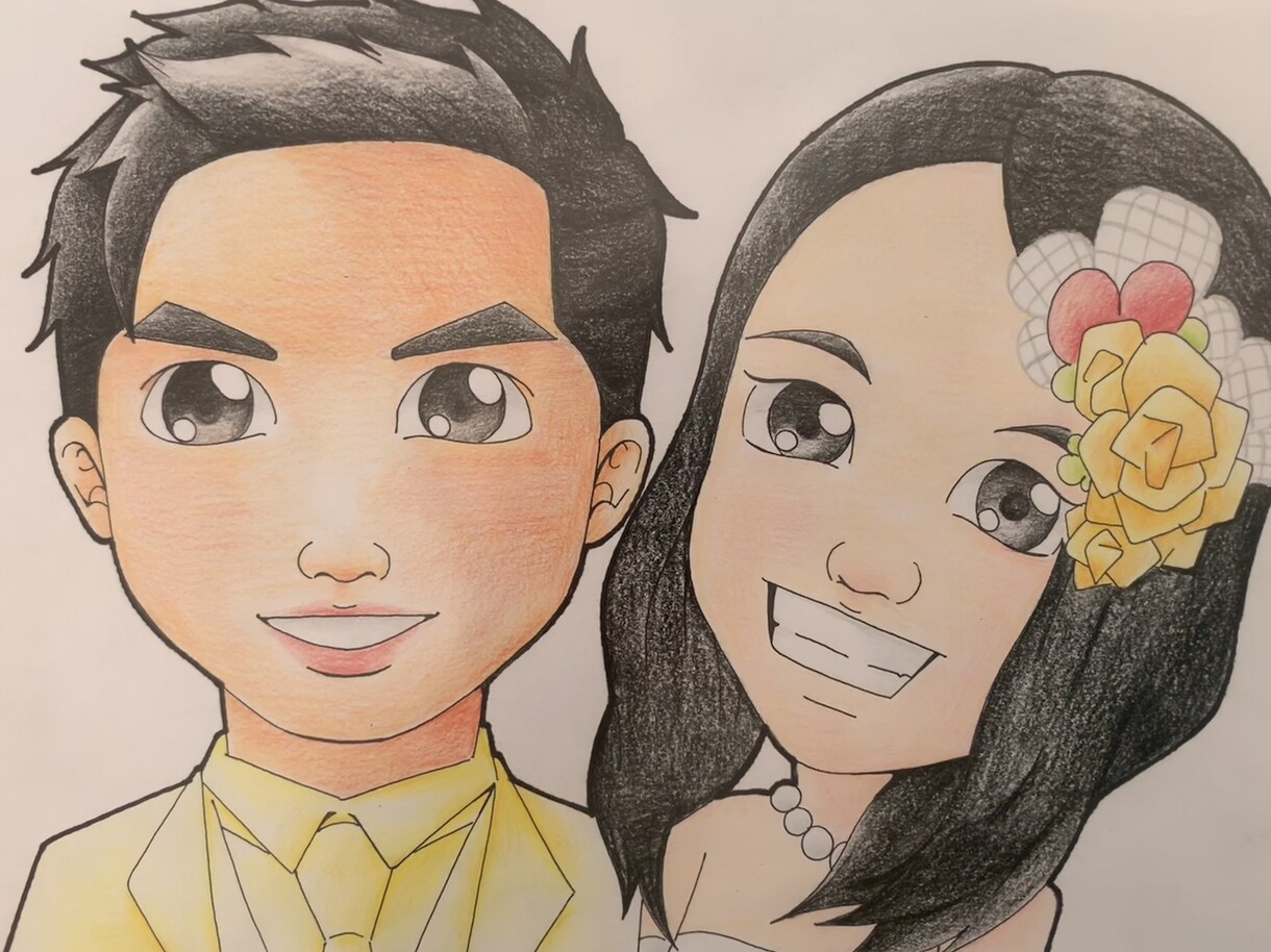 お祝いや年賀状のイラスト書きます 大切な人との大切な思い出を絵に残しましょう！ イメージ3