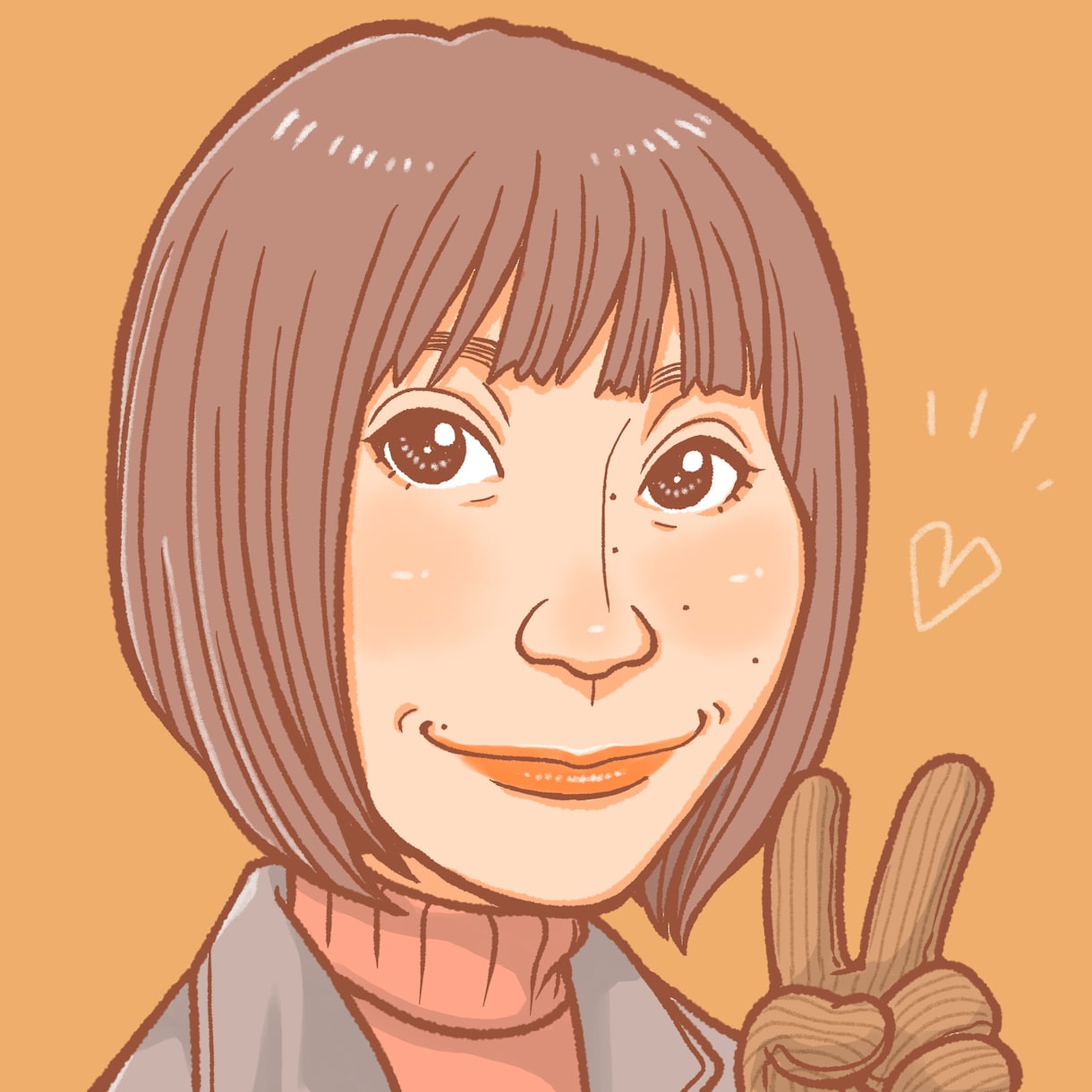 名刺やSNS等で使える似顔絵をお描きします プロの似顔絵師がそっくりで高クオリティな似顔絵をご提供！ イメージ3