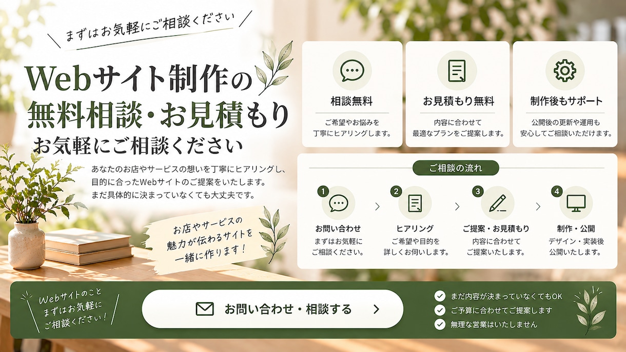店舗・個人事業主向けのWebサイトを制作します お店やサービスの魅力が伝わるオリジナルデザイン イメージ6