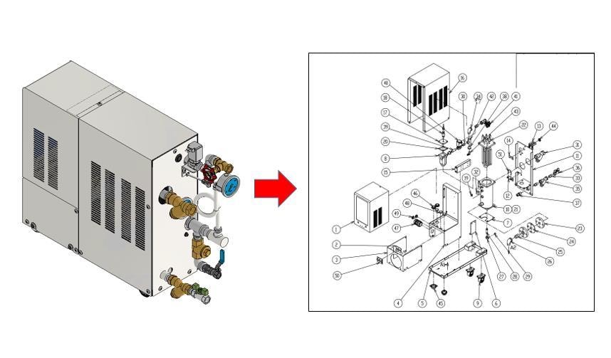 3Dデータから2D加工図面を作成します 機械加工・製造向け図面作成対応 イメージ4