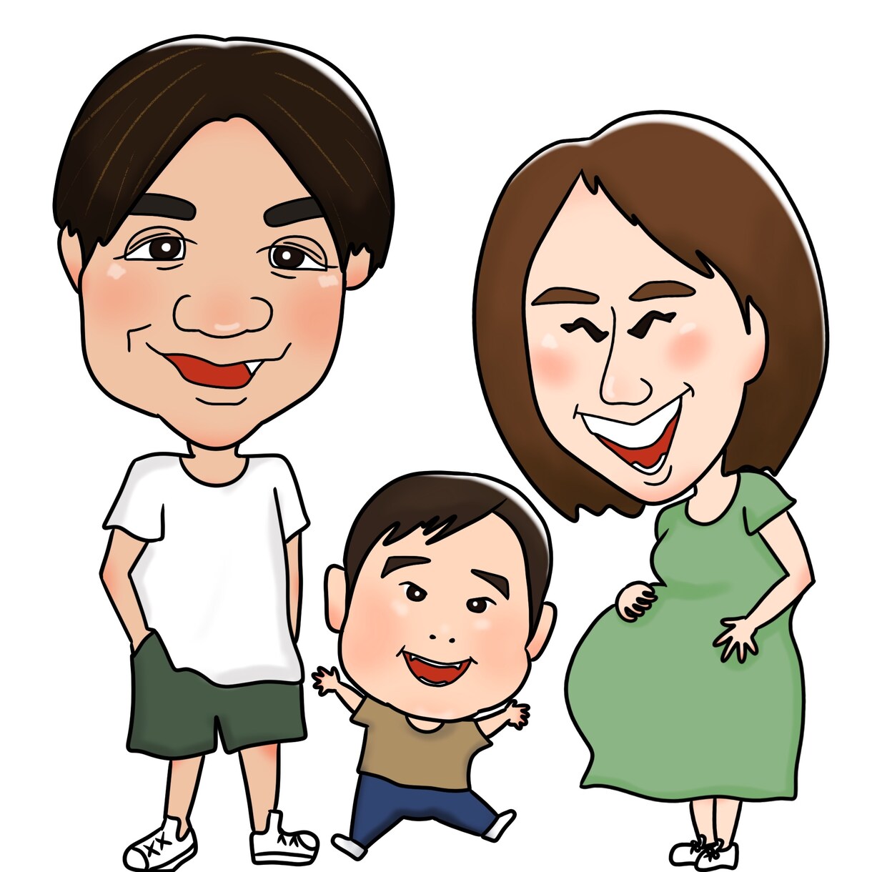 写真から愛らしいキャラクター風似顔絵をお描きします 顔出ししたくないけど、知り合いなら分かる！そんな似顔絵です。 イメージ4