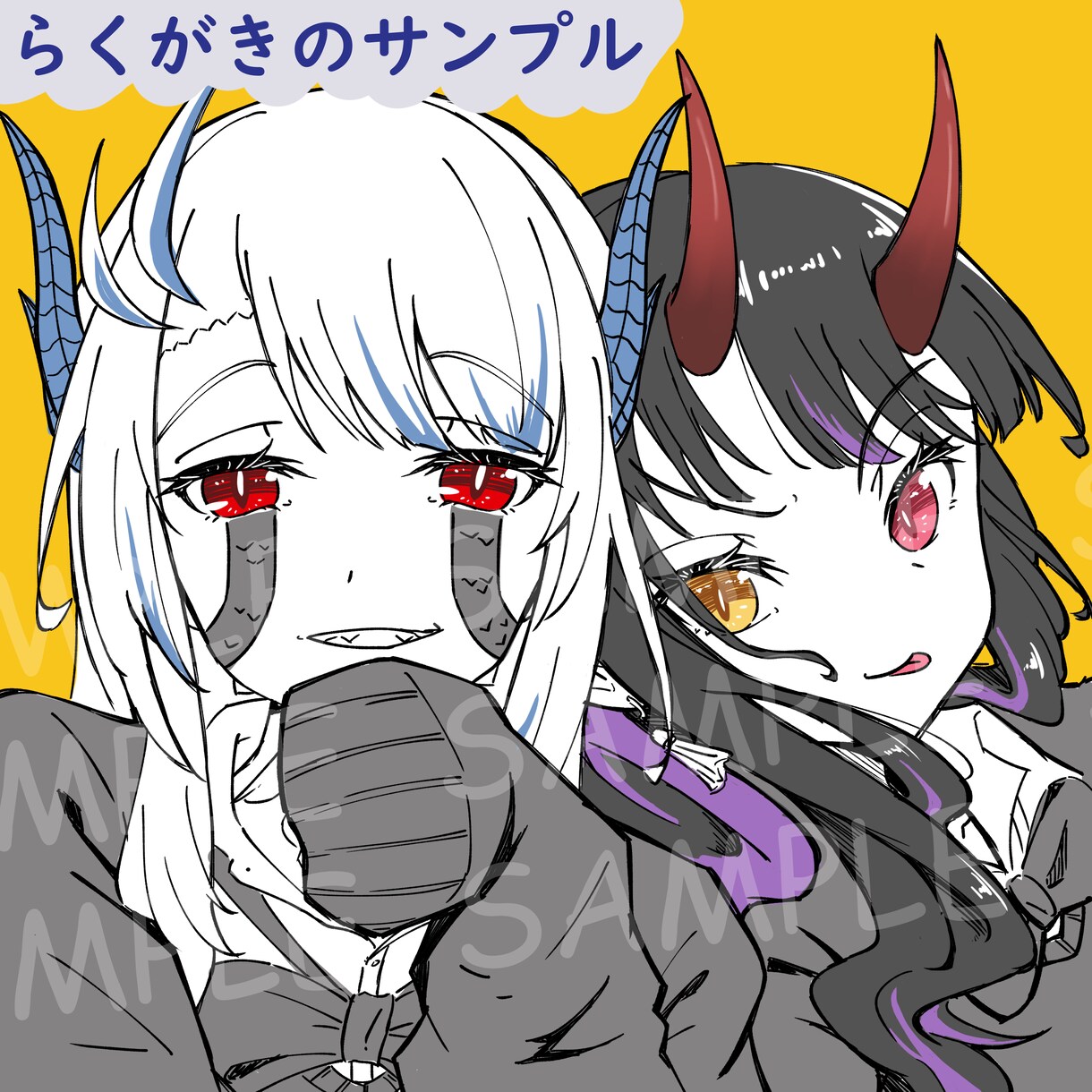 イラスト･アイコンなど色んなもの描きます 商用可！スタンプやちびキャラも、色々描けます！ イメージ2